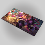 Sugar Rush Ziggs, Braum and Evelynn Mousepad
