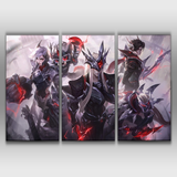 T1 Yone, Gnar, Vi, Pyke and Varus Poster
