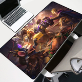 TALON BLACKWOOD, TARIC LUMINSHIELD AND TWITCH SHADOWFOOT MOUSE PAD