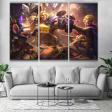 TALON BLACKWOOD, TARIC LUMINSHIELD AND TWITCH SHADOWFOOT POSTER