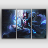 SNOW MOON AHRI league of legends poster