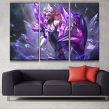 CRYSTALIS MOTUS LEONA league 3 panels canvas wall decoration poster