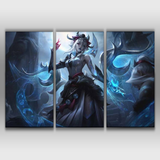 SNOW MOON MORGANA league 3 panels wall decoration poster