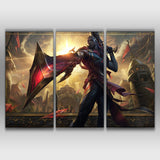 Arcana Lucian league of legends 3 panels canvas see online decor