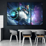 Astronaut Corki lol wall canvas poster decor for wall