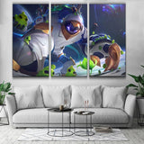 Astronaut Maokai lol canvas see skin wall poster decor