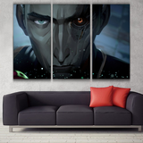 Silco from Arcane Netflix TV Series league 3 panel canvas wall poster decoration
