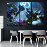 Astronaut Veigar and Rammus see online wallpaper canvas skin poster
