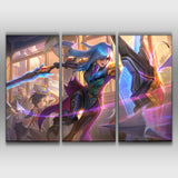 Battle Academia Leona league of legends wall canvas poster decor
