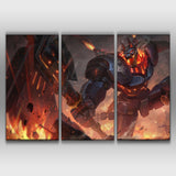 Battlecast Nasus league of legends wall poster decor