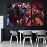PENTAKILL III: Yorick, Kayle, Olaf buy online league canvas wall poster decor