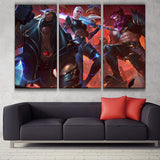 PENTAKILL III: Yorick, Kayle, Olaf buy online lol wall canvas gift poster decor