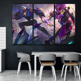 Battle Wolf Sylas & Battle Bat Vayne Poster