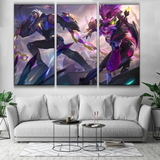 Battle Wolf Sylas & Battle Bat Vayne Poster