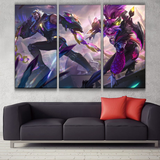 Battle Wolf Sylas & Battle Bat Vayne Poster