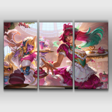Cafe Cutie Soraka & Sivir League of legends wall poster decor