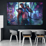 Cyber Pop Akshan lol wallpaper skin see online canvas decor