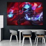 EMPYREAN JAX lol 3 panels canvas decor