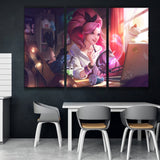 K/DA All Out Seraphine Indie see online wallpaper skin decor hd poster