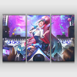K/DA All Out Seraphine Rising Star league of legends wall decor poster