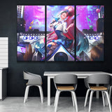 K/DA All Out Seraphine Rising Star see online wallpaper skin hd poster