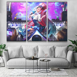 K/DA All Out Seraphine Rising Star buy online lol wall decor gift poster