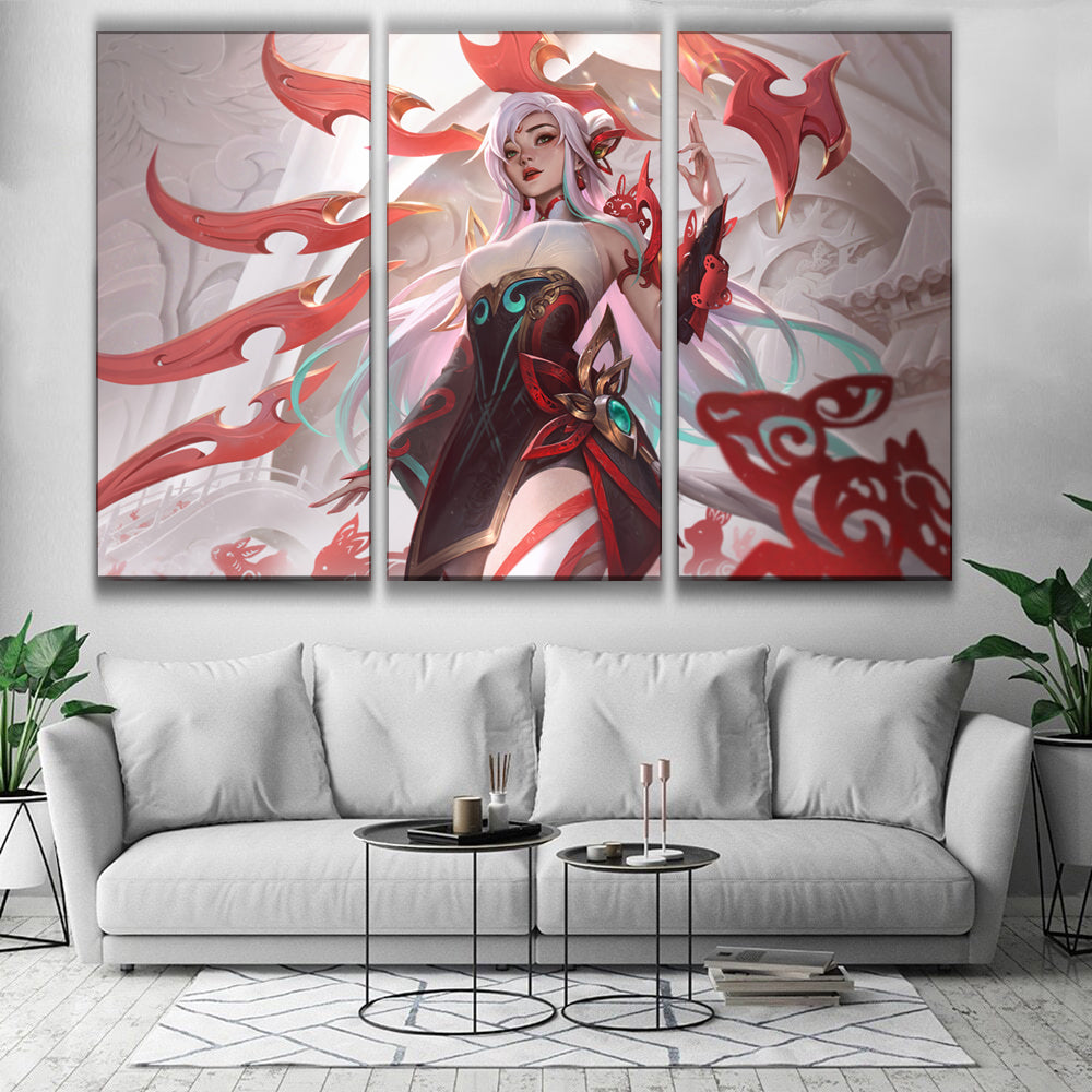 Irelia League Of Legends (Video Game) Poster Paper Print - Gaming