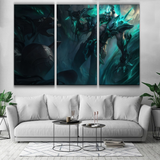 Ruined Draven see online wallpaper skin poster