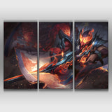 Shan Hai Scrolls Jhin League of legends wall poster decor