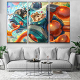 Space Groove Blitz & Crank see online wallpaper skin poster