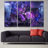 Spirit Blossom Riven league 3 panels canvas - buy online wall poster decor