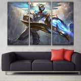 Warden Quinn league 3 canvas panels poster decoration