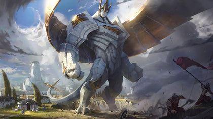 Galio - league of legends 3 panels canvas - skin posters collection