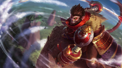 Wukong - league of legends 3 panels canvas - ski nwall decor poster collection