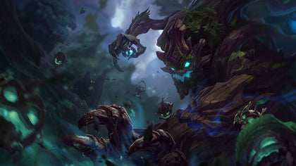 Maokai - league of legends 3 canvas poster - skin posters collection