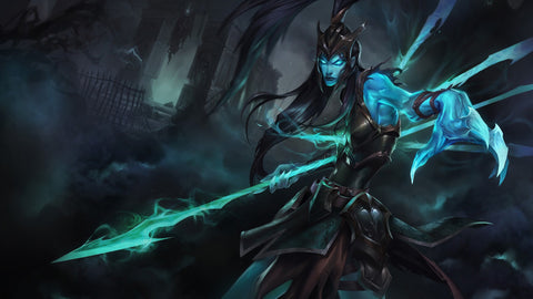 Kalista league of legends 3 panels canvas - skin poster wall decor collection