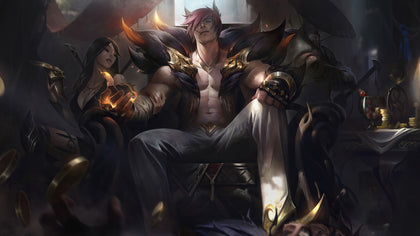 Sett - league of legends 3 panels canvas - skin posters collection