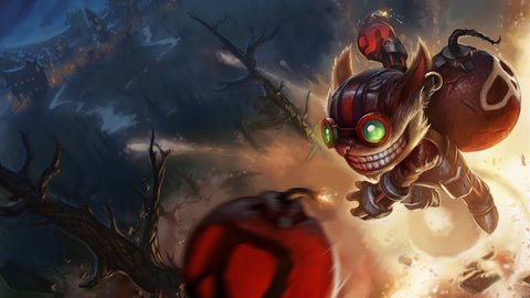 Ziggs wall decor skin posters collection