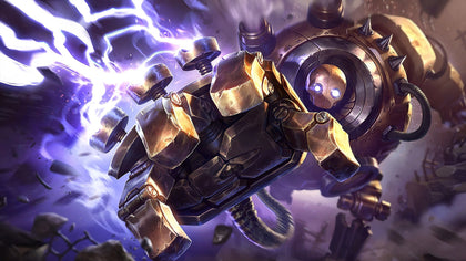 Blitzcrank - league of legends 3 panels canvas - skin panels collection
