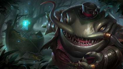Tahm Kench league of legends 3 panels canvas - skin posters collection