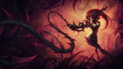 Zyra - League of legends 3 panels canvas - skin posters collection