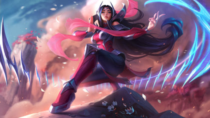 Irelia - league of legends 3 panels canvas - skin posters collection