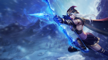 Ashe - League of Legends 3 panels canvas - skin posters collection