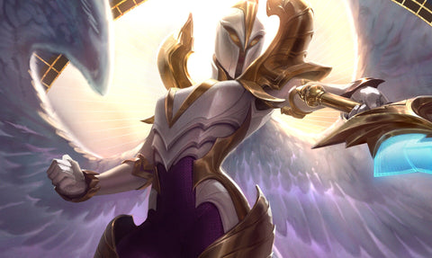 Kayle - League of Legends 3 pannels canvas collection - lol wall poster skins decor