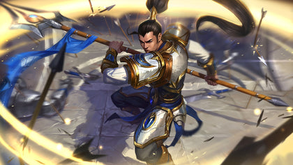 Xin Zhao - league of legends 3 panels canvas - skin wall decor posters collection