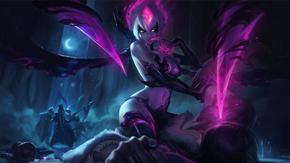 Evelynn - League of Legends 3 panels canvas - skin posters collection