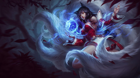 Ahri - League of Legends 3 panels poster - skin canvas collection