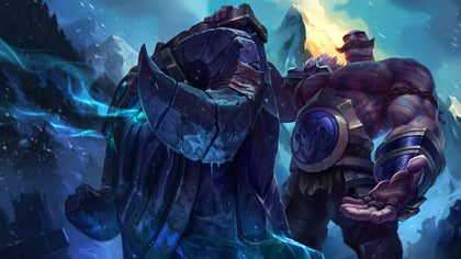 Braum - league of legends 3 panels canvas- skin posters collection