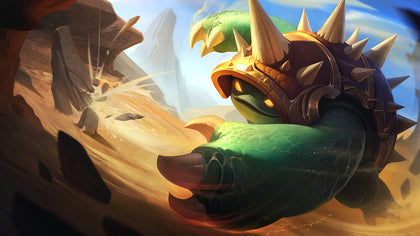 Rammus - league of legends 3 panels canvas - skin posters collection