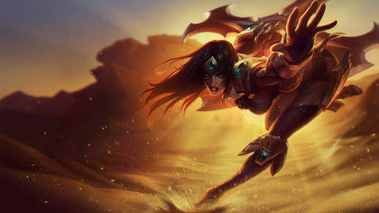 Sivir - league of legends 3 panels canvas - skin poster decor collection 